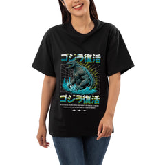 Godzilla Womens Oversized T-shirt