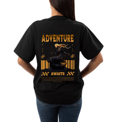 Adventure awaits Womens Oversized T-shirt