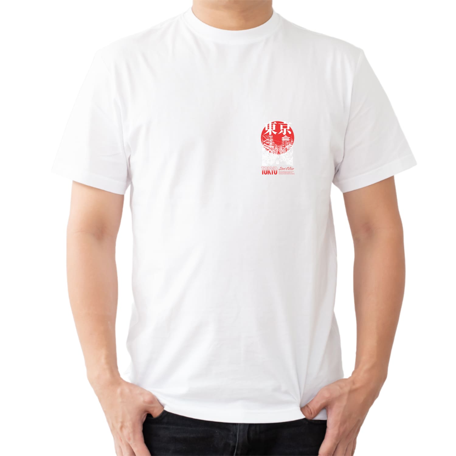 Tokyo  Mens cotton printed T-shirt