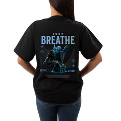 Just breath Womens Oversized T-shirt