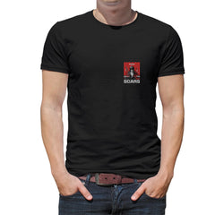 Scars Mens cotton printed T-shirt