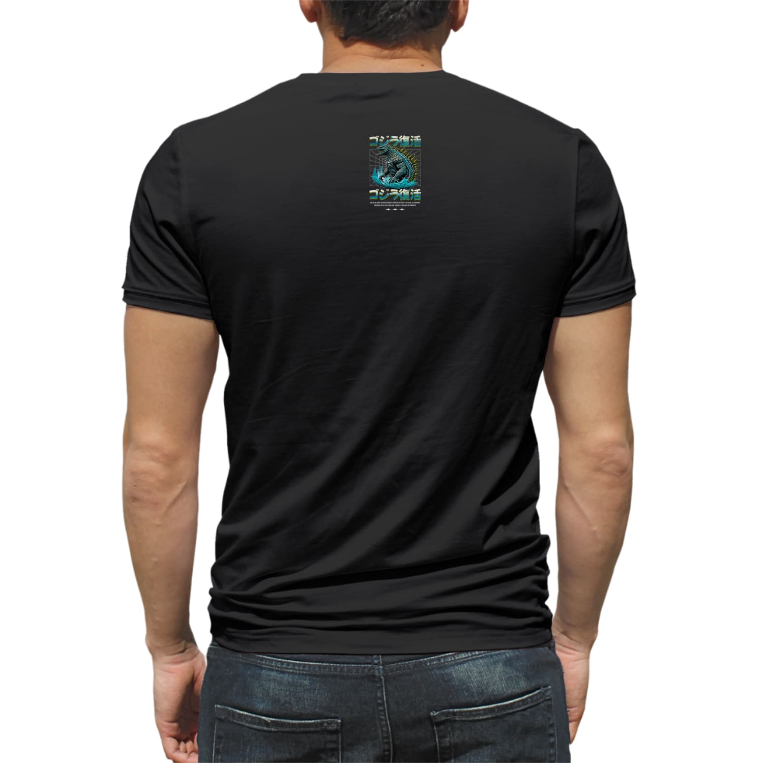Godzilla Mens cotton printed T-shirt
