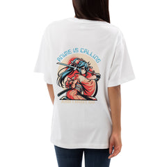 Anime calling Womens Oversized T-shirt
