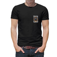 Tiger Mens cotton printed T-shirt