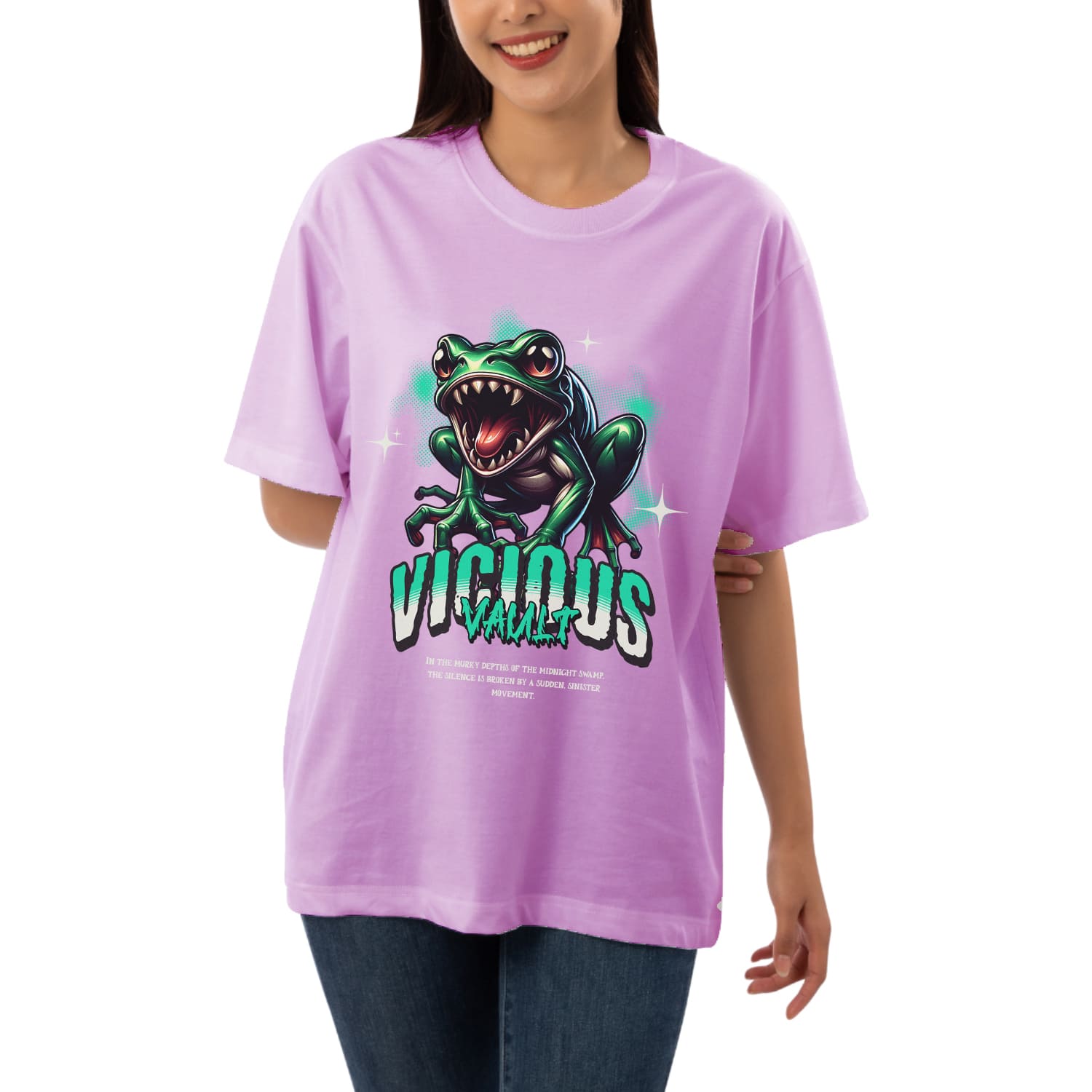 Vicious Womens Oversized T-shirt