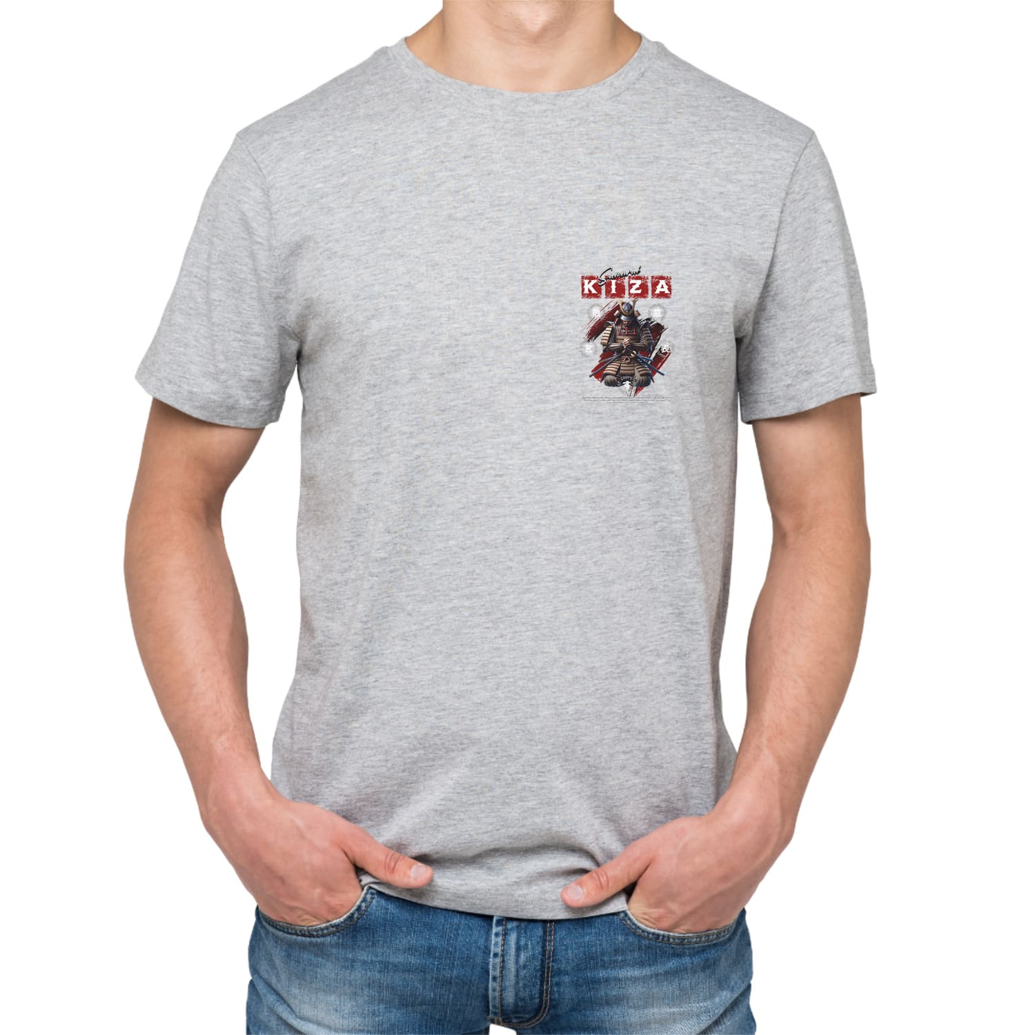 Kiza Mens cotton printed T-shirt