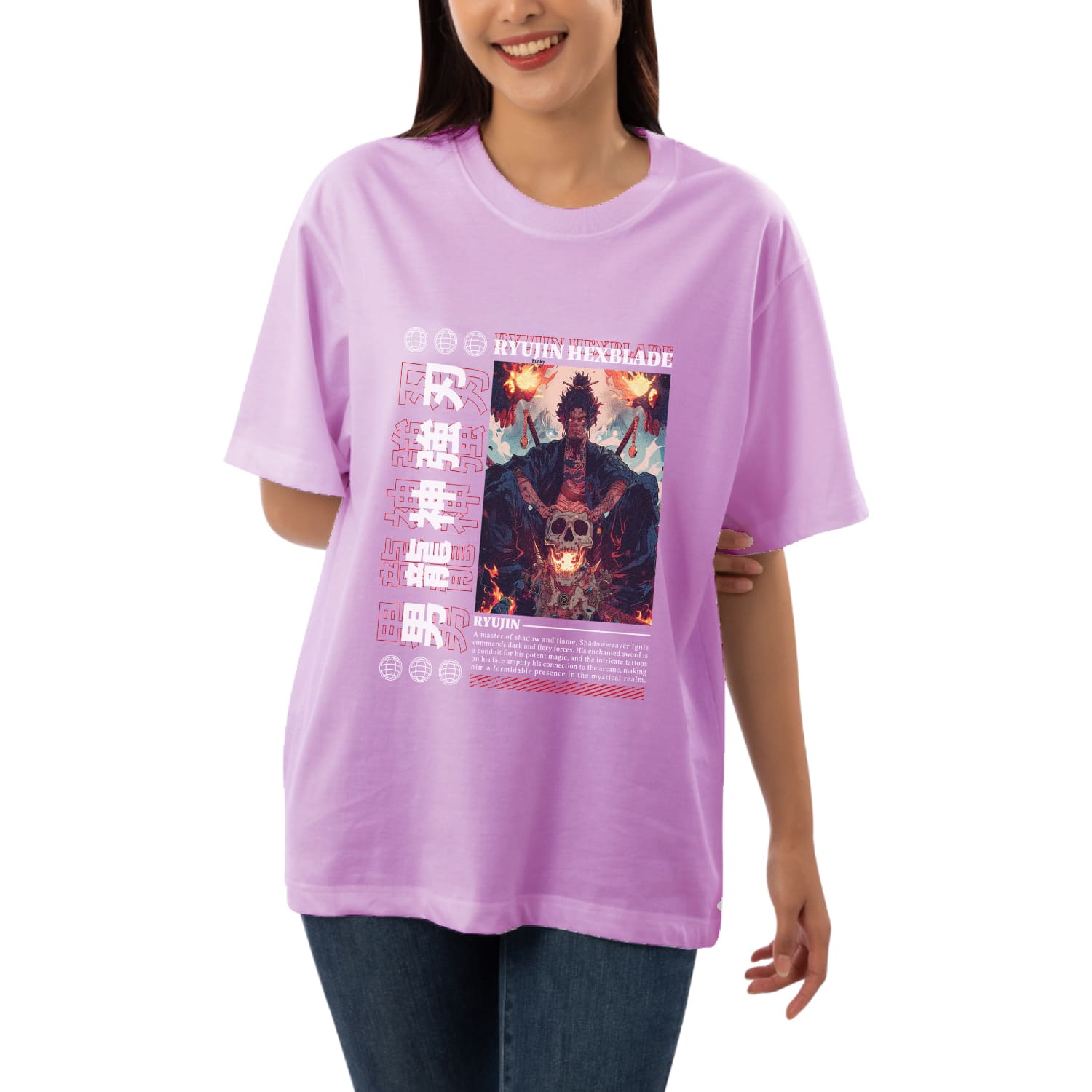 Ryujin Womens Oversized T-shirt