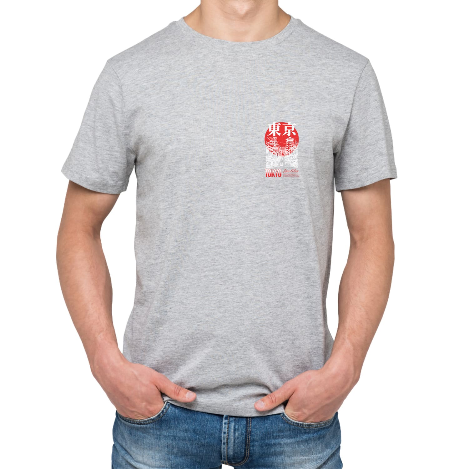 Tokyo  Mens cotton printed T-shirt