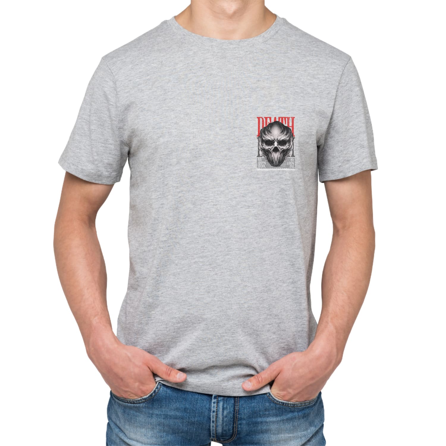 Death Mens cotton printed T-shirt
