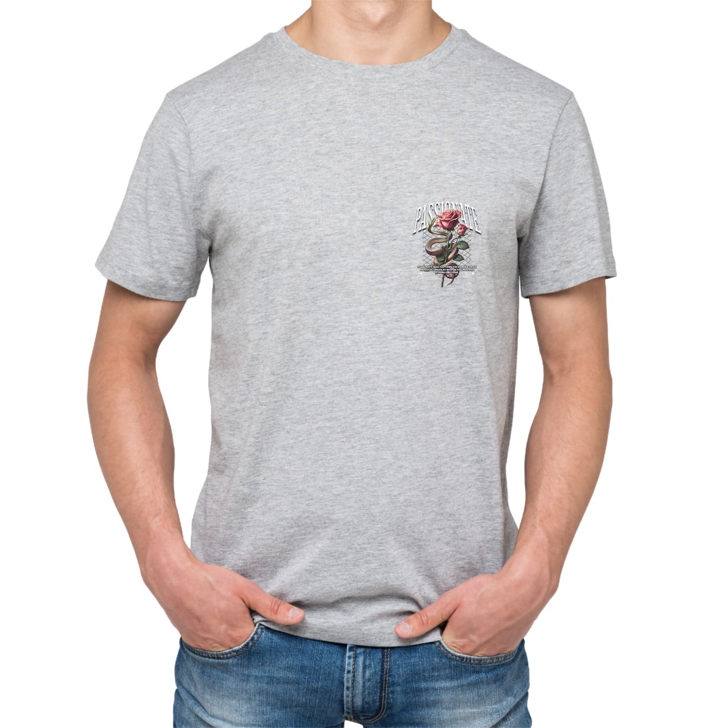 Passionate Mens cotton printed T-shirt