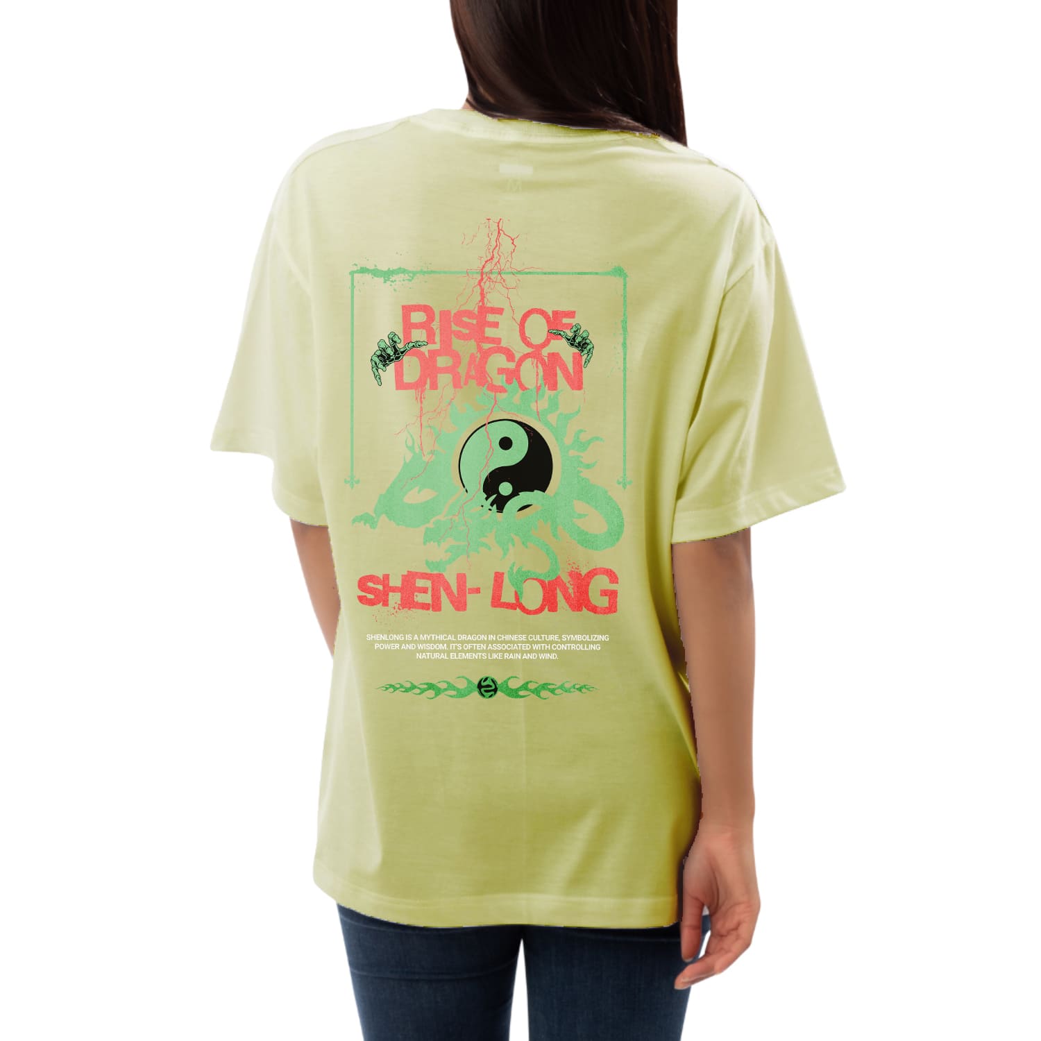 Rise of dragon Womens Oversized T-shirt